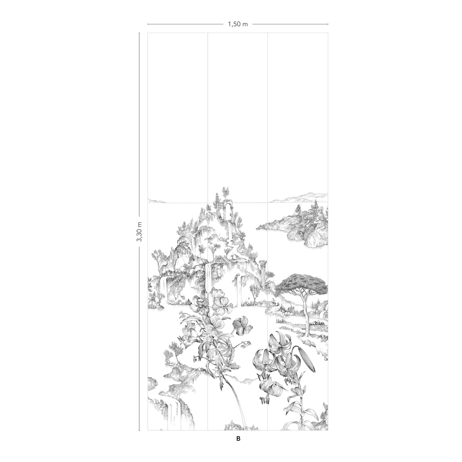 Wandbild Cite Revee - Panel C