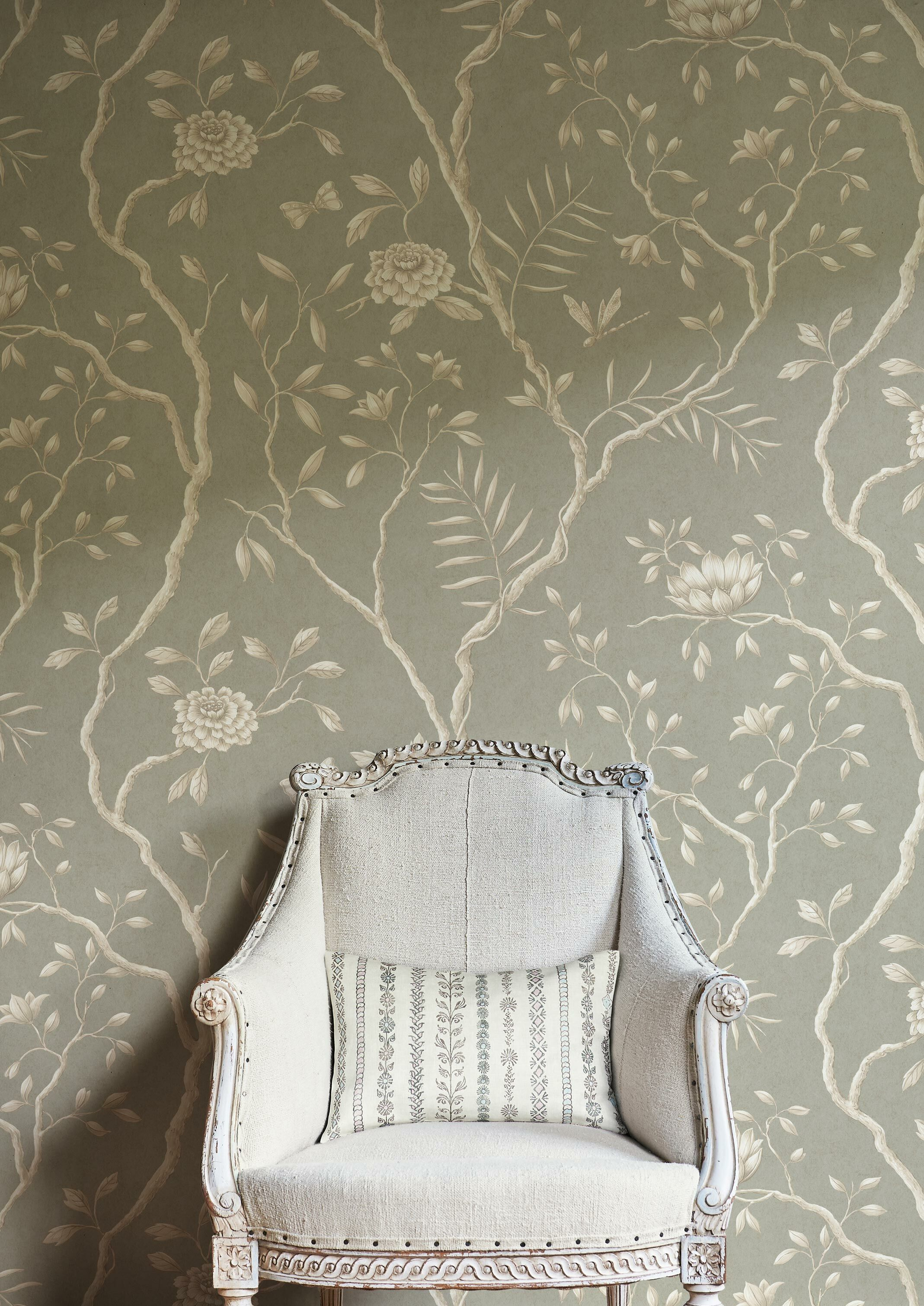 Wallpaper Jasper Peony - Pumice