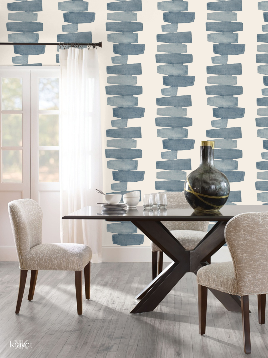 Tapete Stacked - Slate