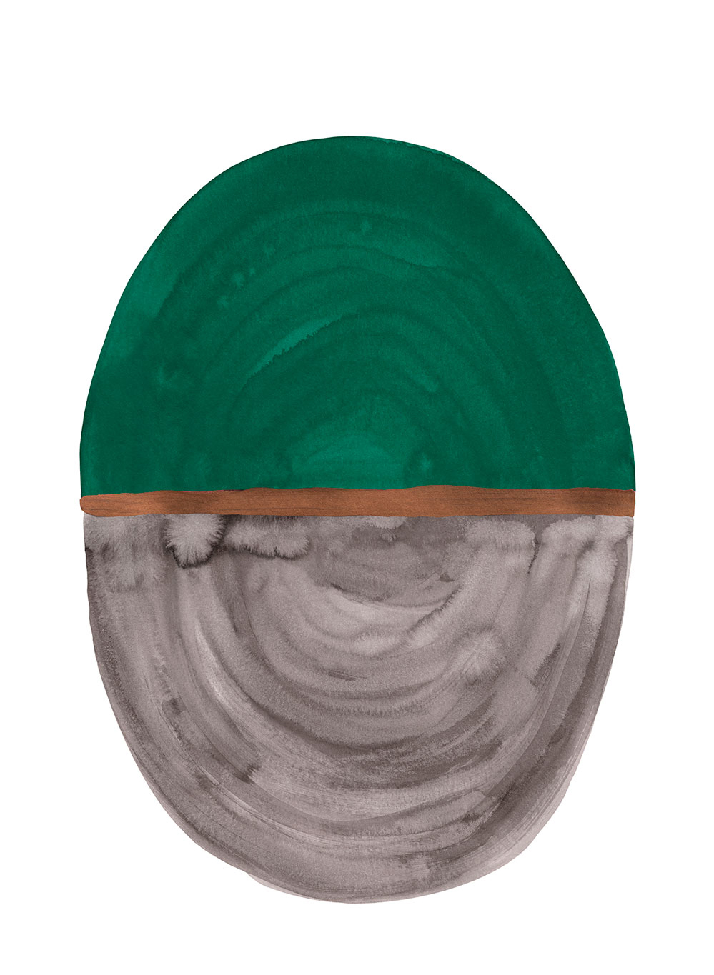 Wandbild Totem - Emeraud
