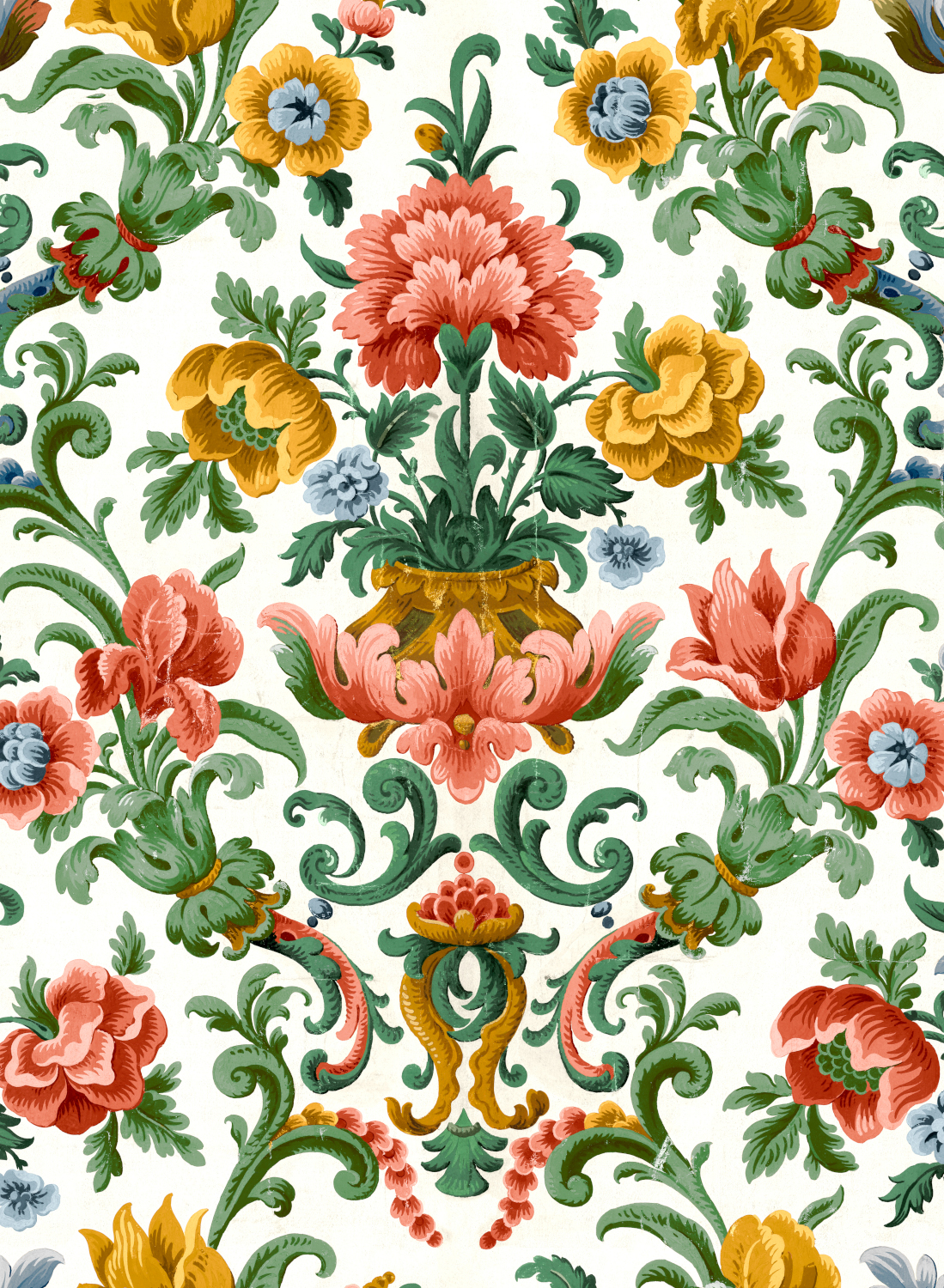 Tapete Aranjuez Damask - Coral