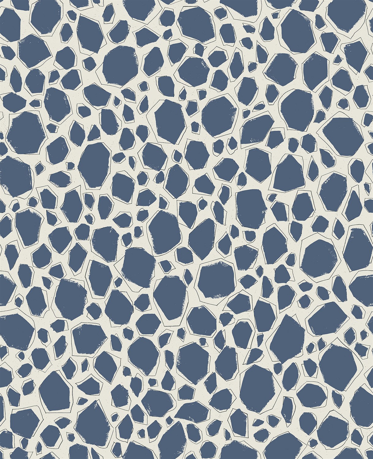 Wallpaper Scattered Ink - Denim