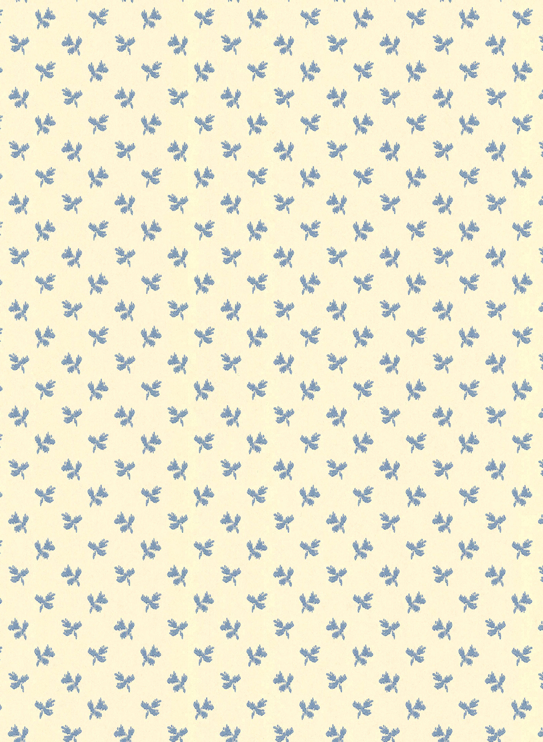 Tapete Tiny Flower - Faded Denim