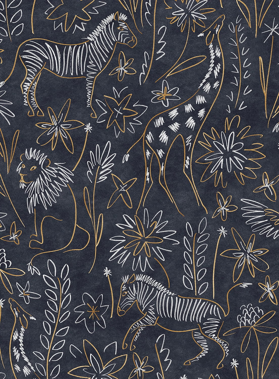 Wandbild Serengeti - Nocturne