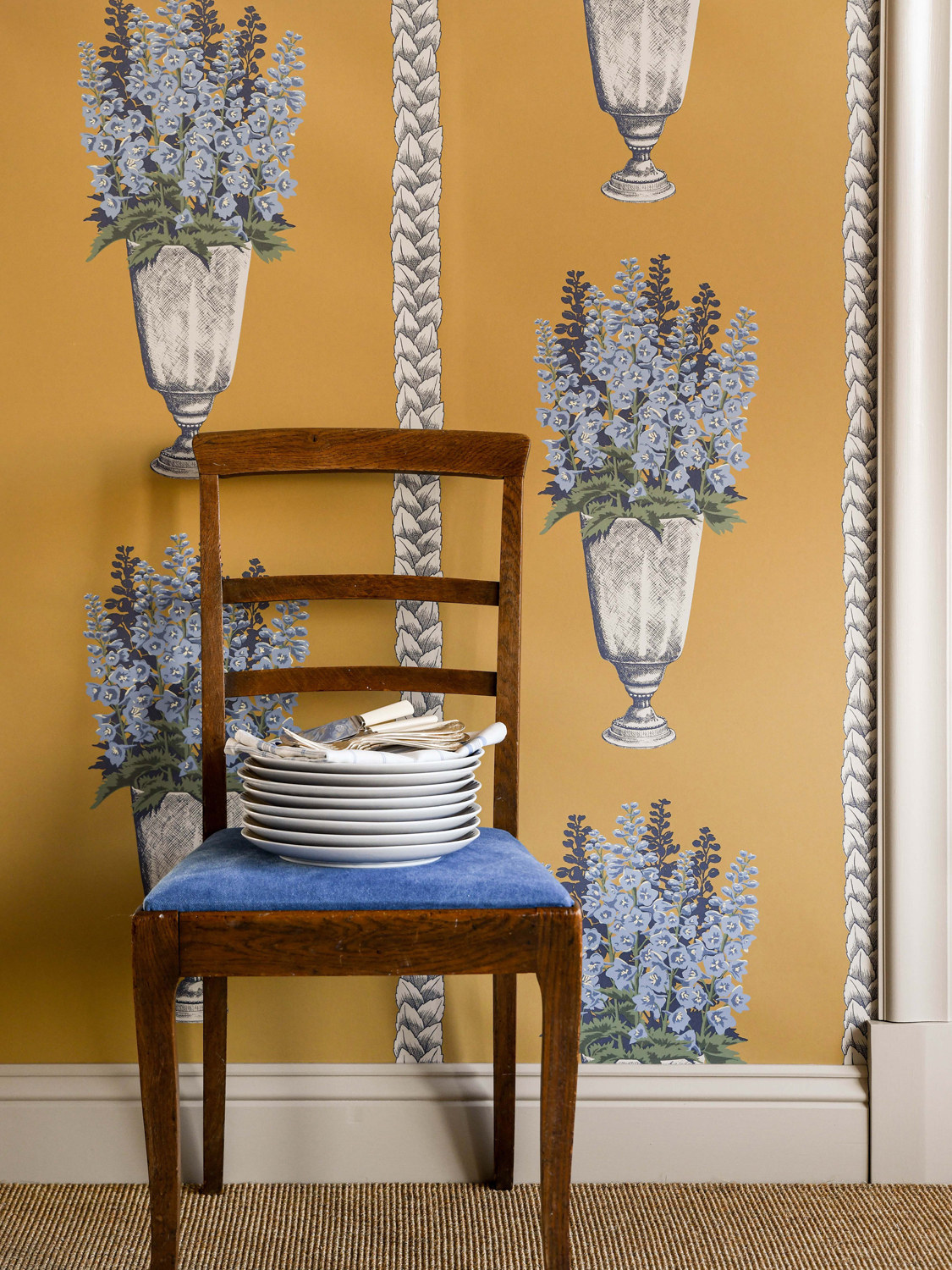 Tapete Delphinium - Mustard