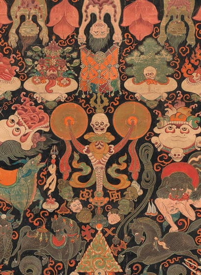 Tapete Yama Dharmaraja - WP20451