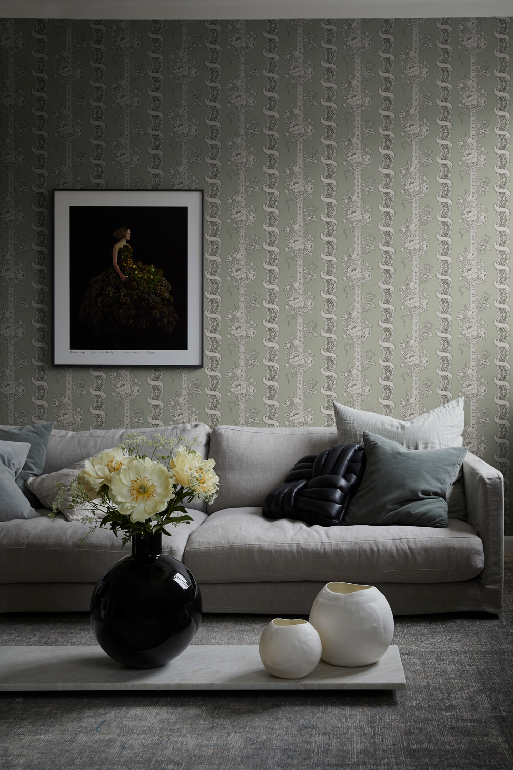 Tapete Alexandra - Sage Green
