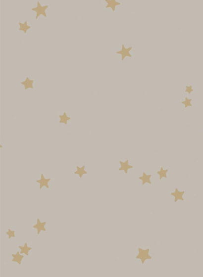 Carta da parati Stars - Linen/ Gold