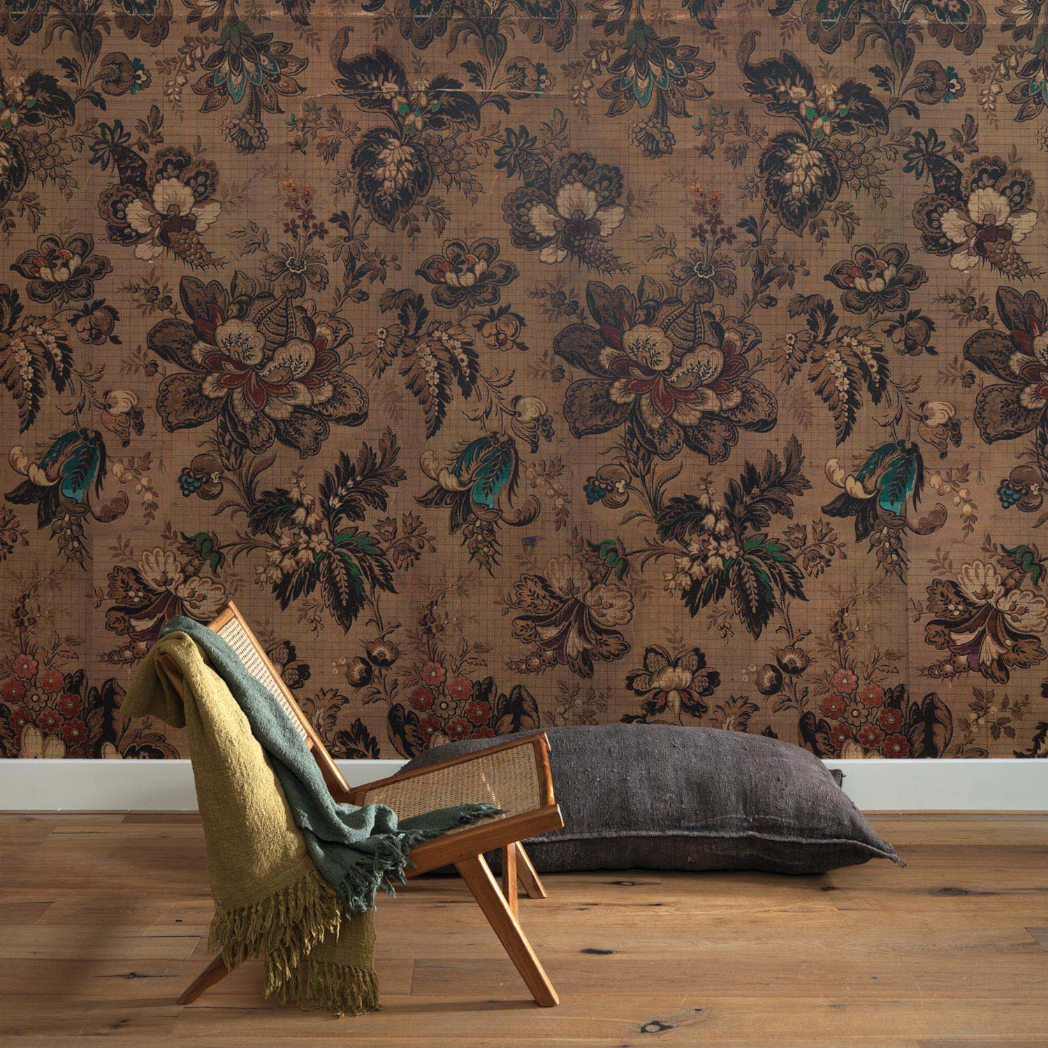 Wandbild Big Pattern Bogor - 3 Drops