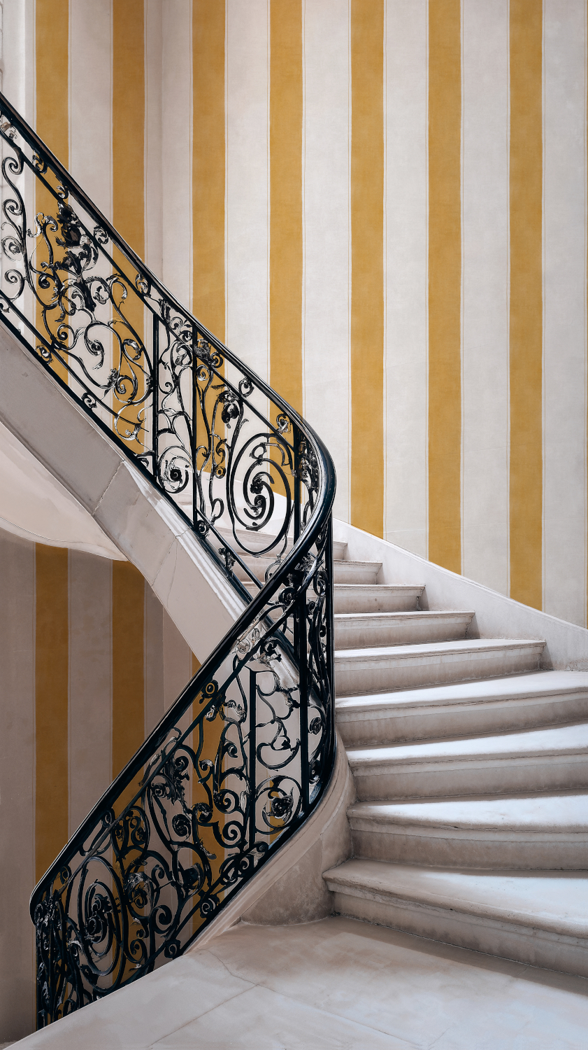 Tapete Florentine Stripe - Mustard