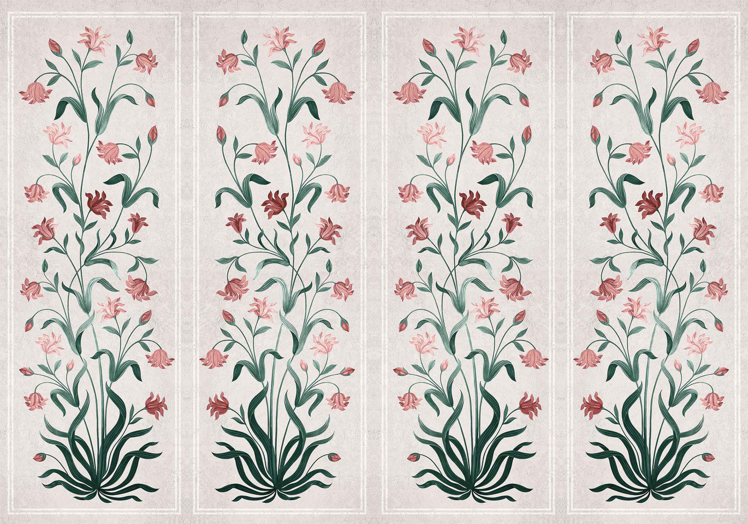 Wandbild Daffodil - Pink