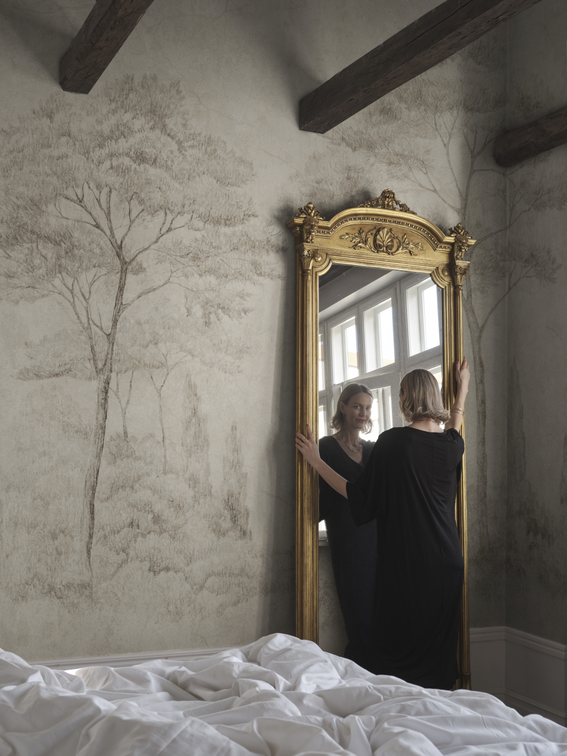 Wandbild Andrea - Sand