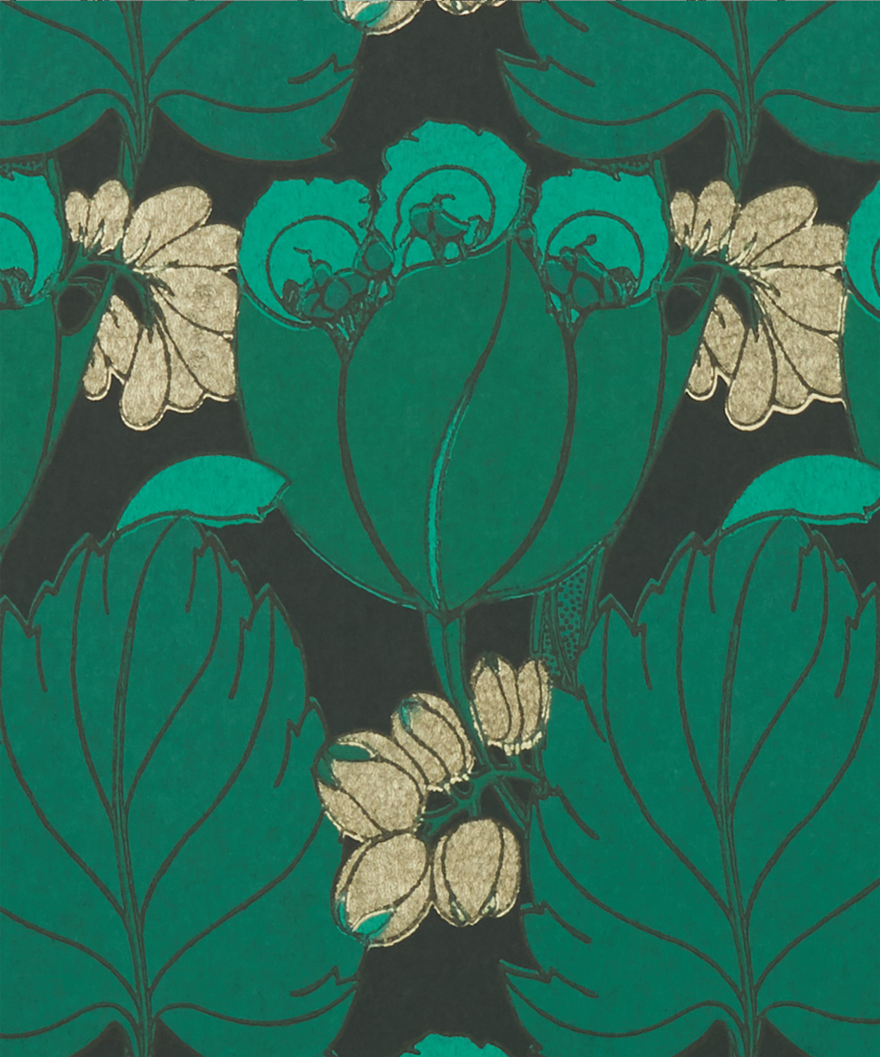 Tapete Regency Tulip - Jade