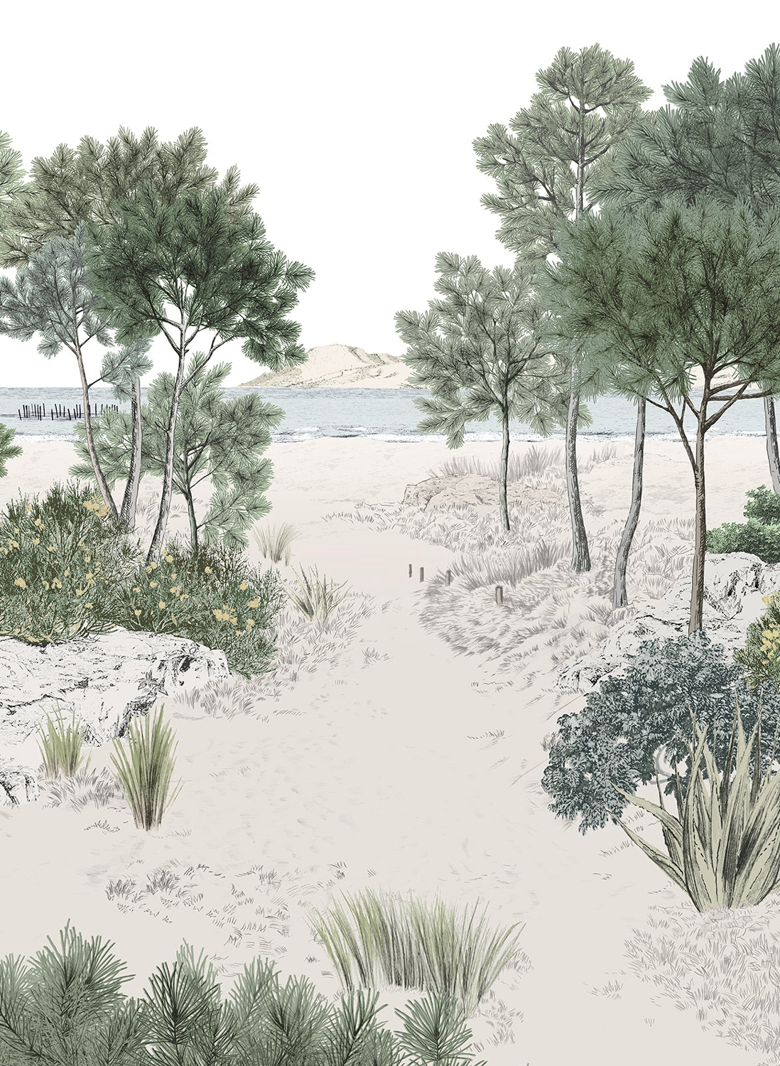Wandbild Dune Naturel