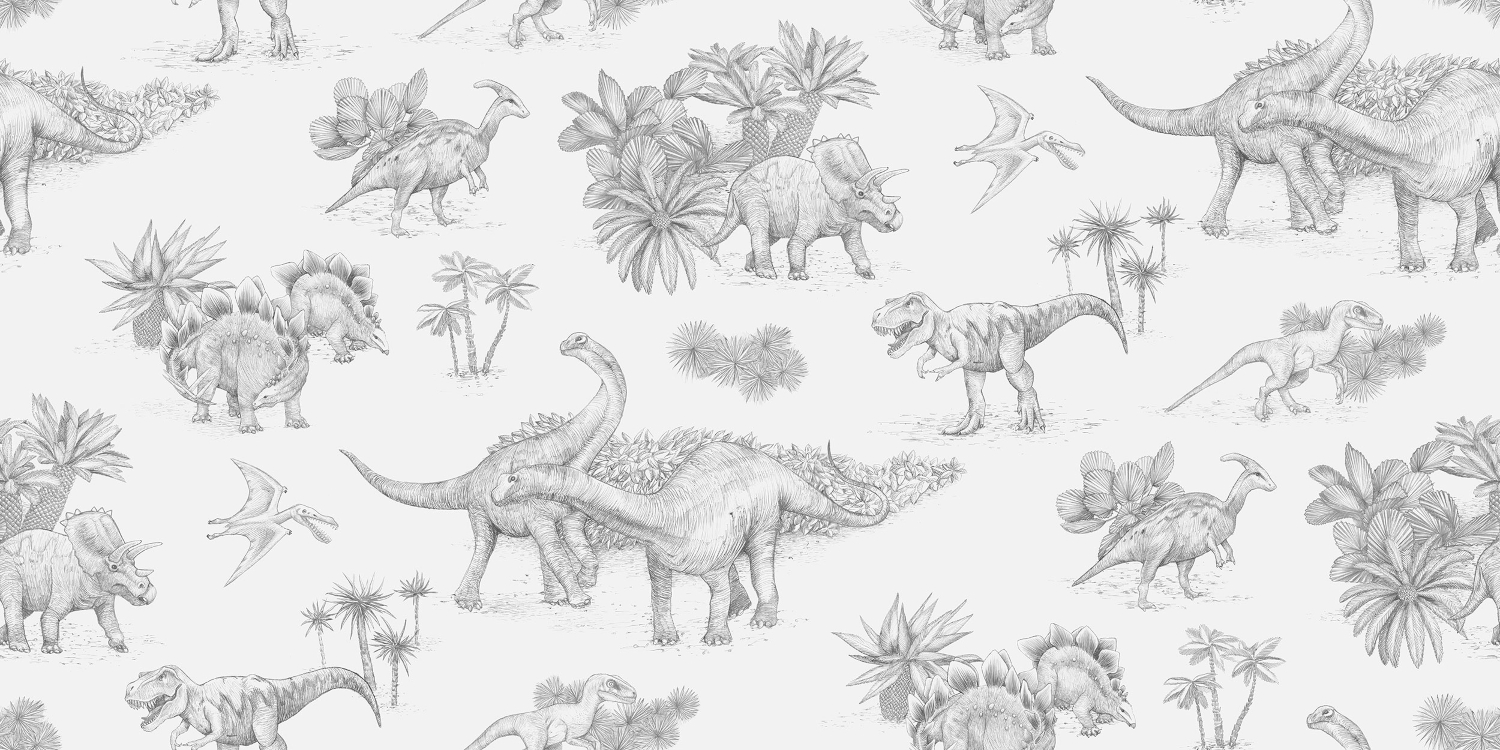Mural Dinosaurs - 9518W