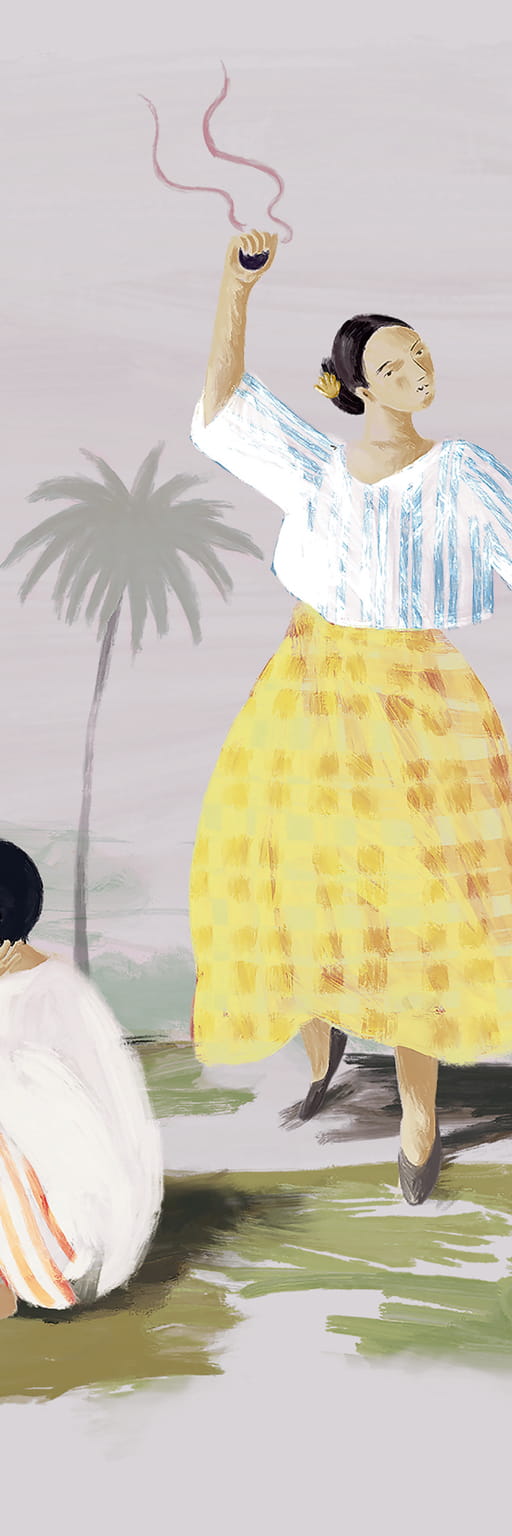 Wandbild Un Beau Dimanche - Panel 5
