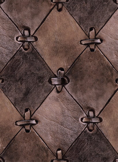 Wandbild Leather Rhombs - Vintage