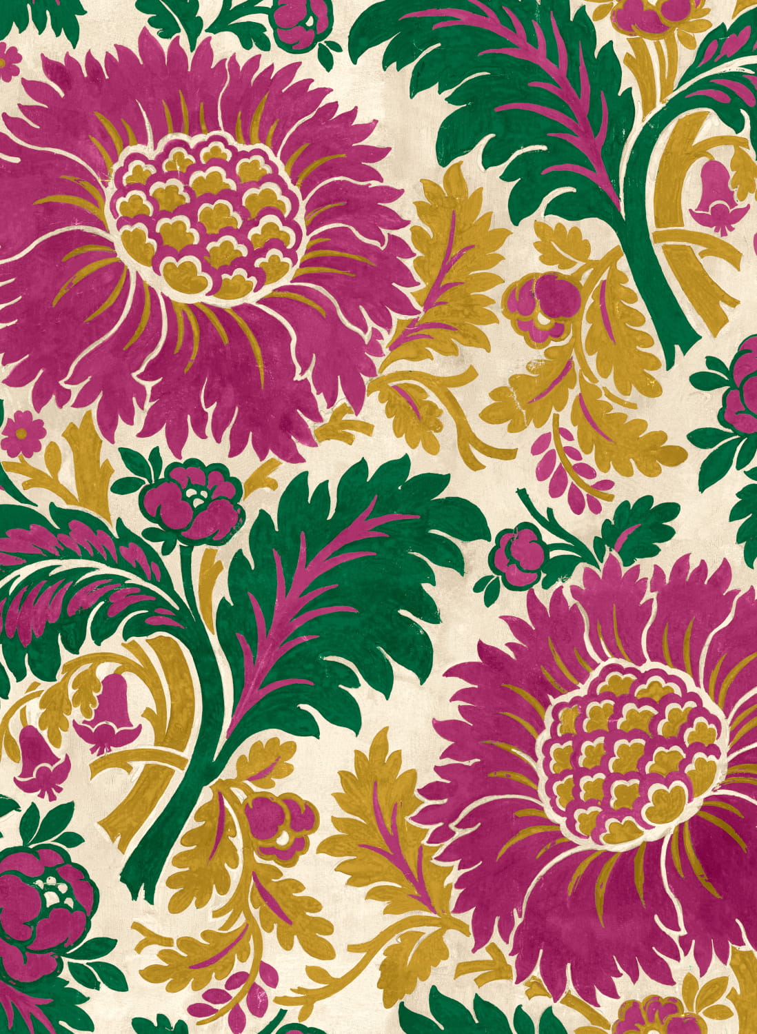 Tapete Chinese Damask - Emerald