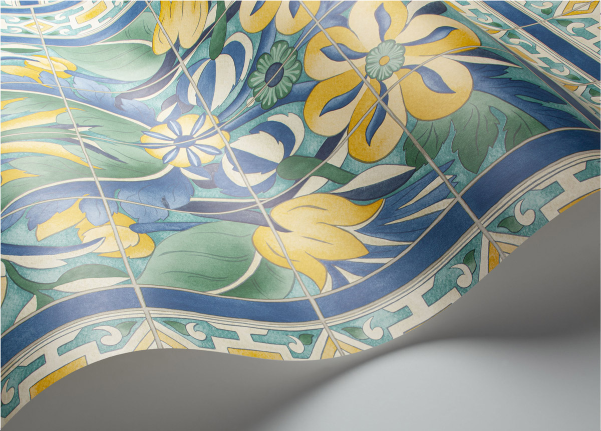 Tapete Triana - Canary Yellow/ China Blue