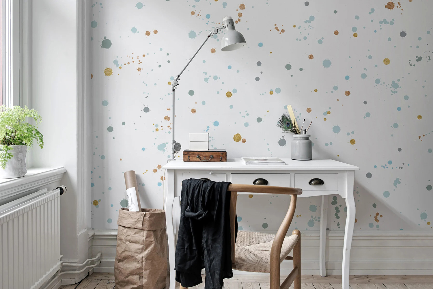 Wandbild Ink Colossal - Mint