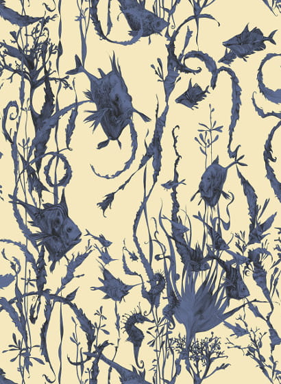 Tapete Jardin Marine - RM115-01 - Bleu