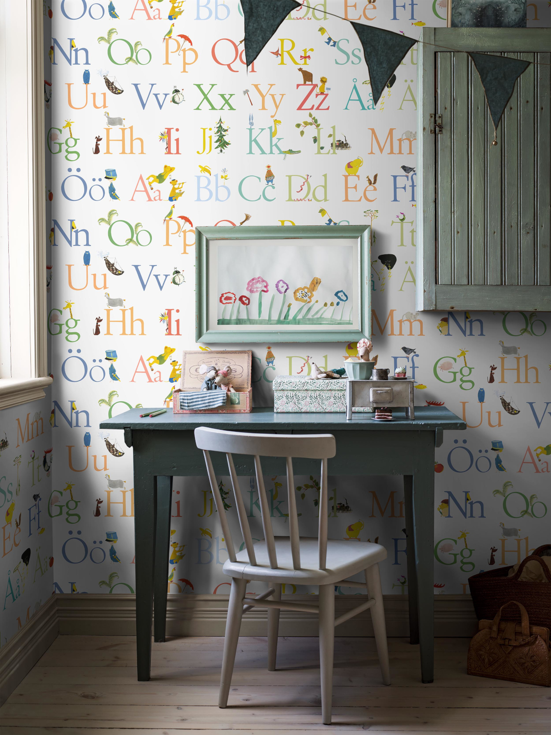 Mural Stig Lindberg ABC - 9810W