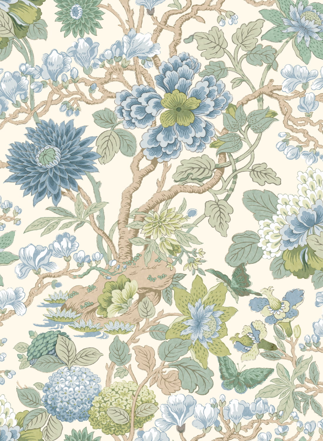 Tapete Little Magnolia - Willow