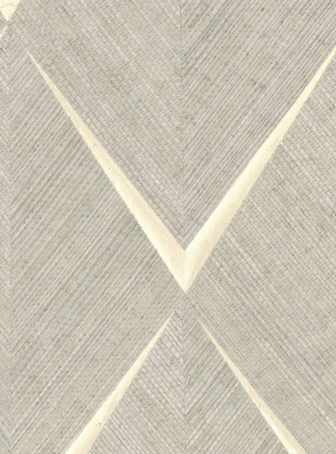 Tapete Sisal Losange - Beige/ Or