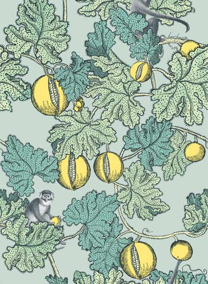Tapete Frutto Proibito - Seafoam & Lemon