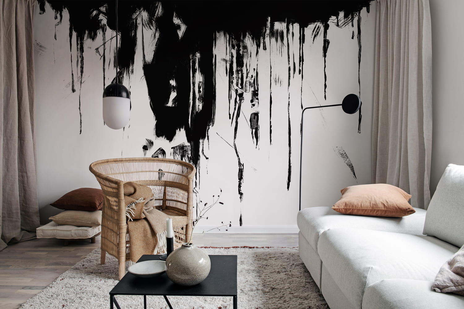 Wandbild Direction - Graphite