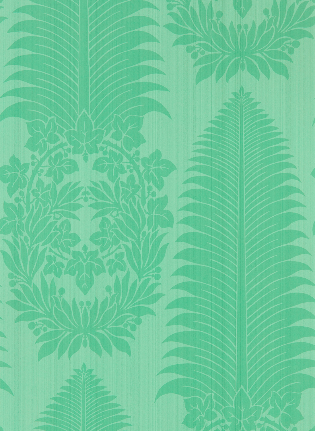 Tapete Marsdens Palm Damask - Pale Poisen