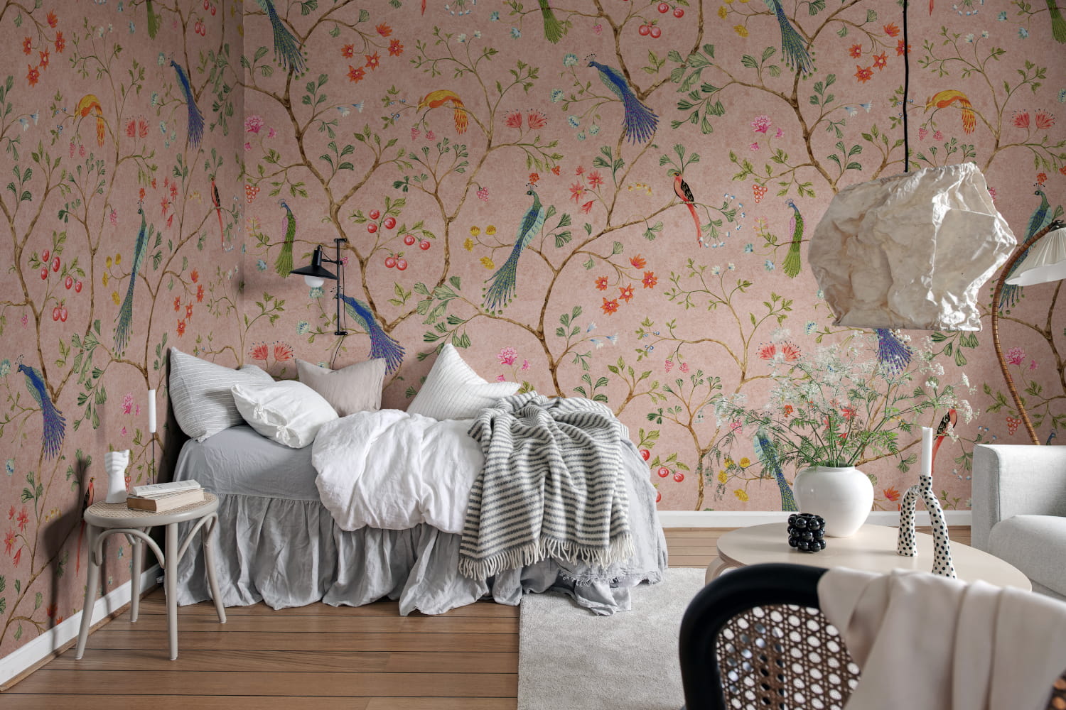 Wandbild Songbirds - Pink