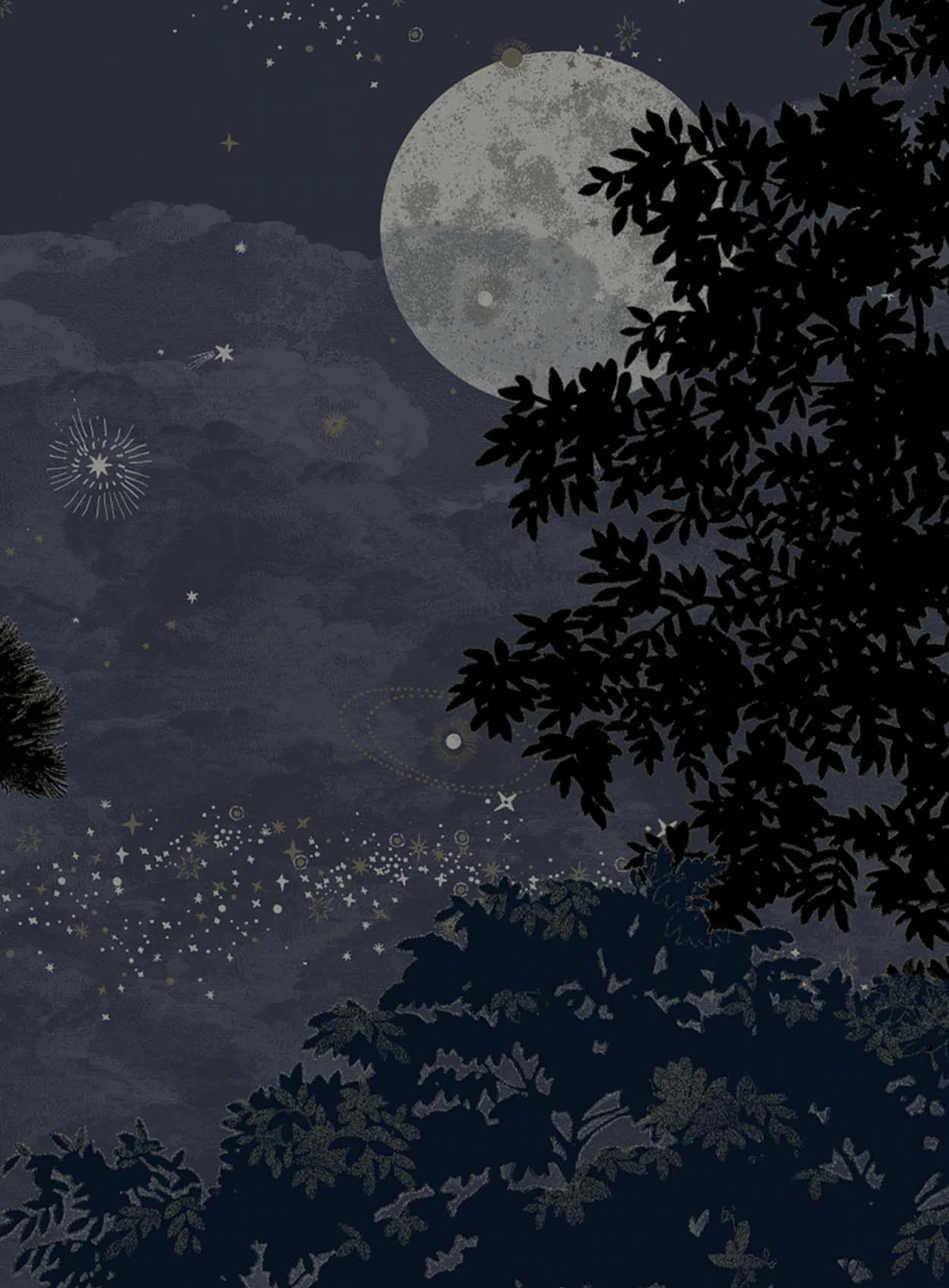 Wandbild Eclipse Nocturne - Panel B