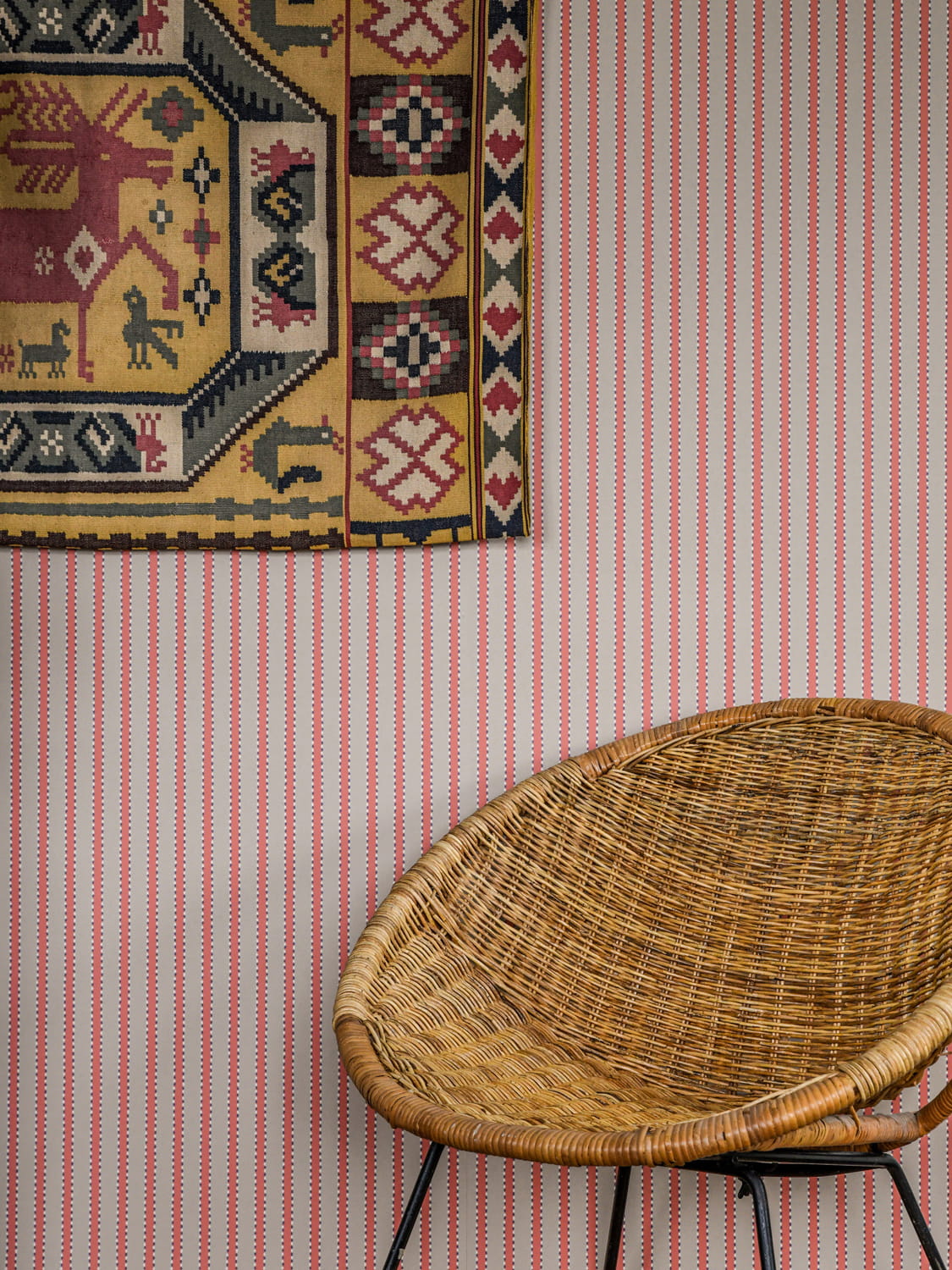 Carta da parati Stitched Stripe