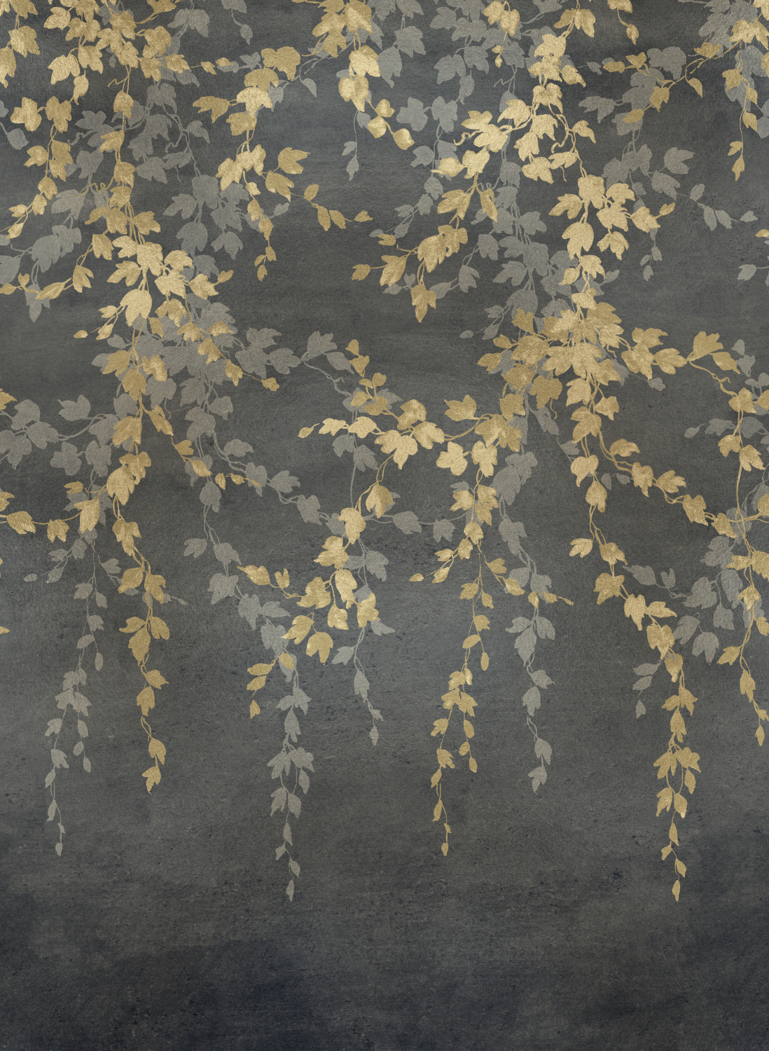 Wandbild Vine Shadow - Gold