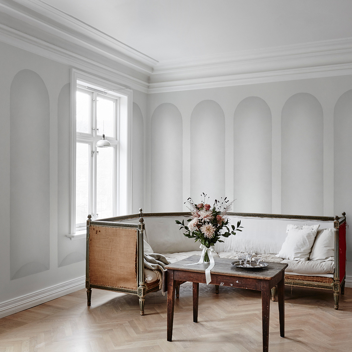 Wandbild Ljung - Light Grey