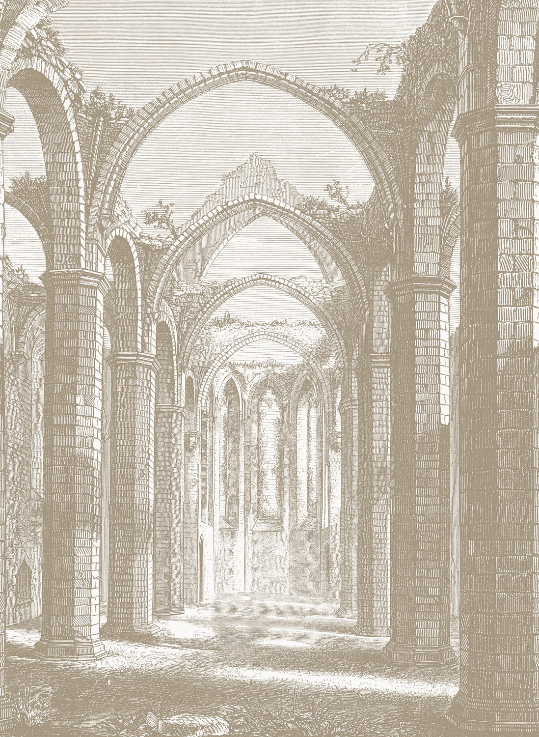 Wandbild Gothic Arches - Sand