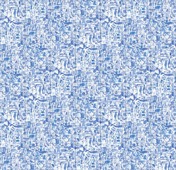 Wandbild I'm Blue - 07 Drops