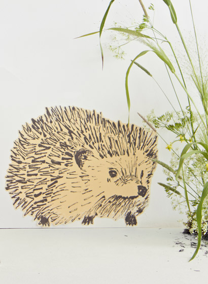 Wandsticker Hedgehog