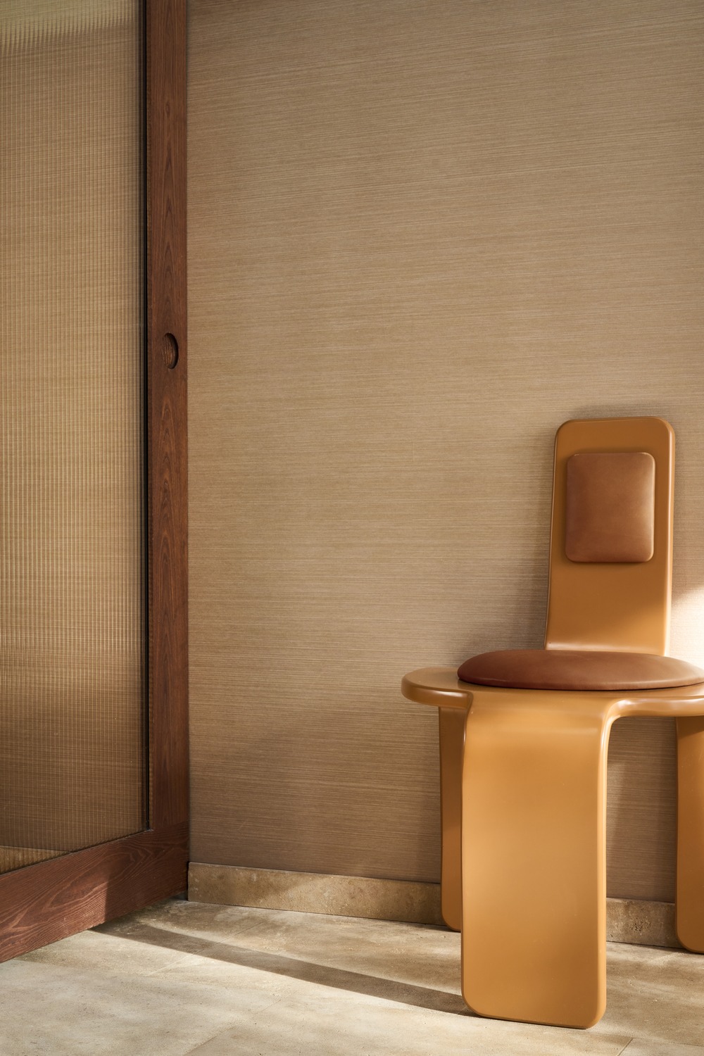 Wallpaper Polene - Beige Brown