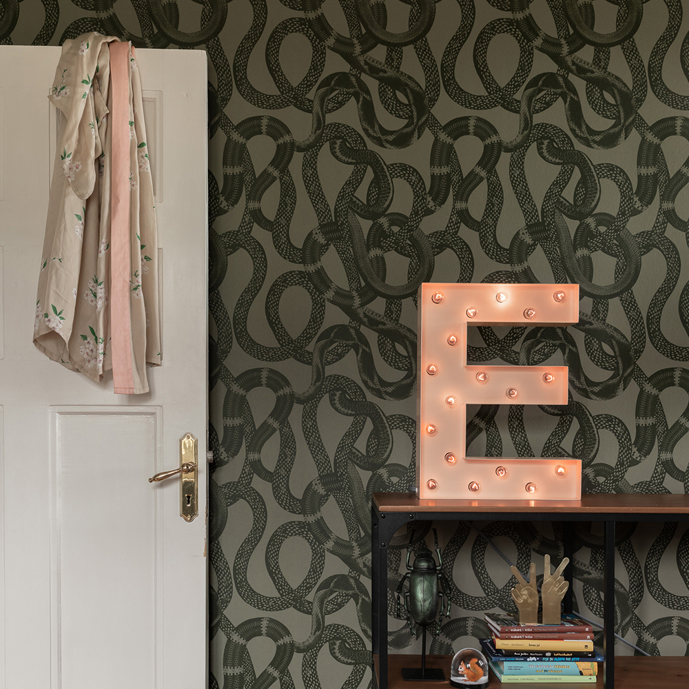 Papier peint Snake Peak - green