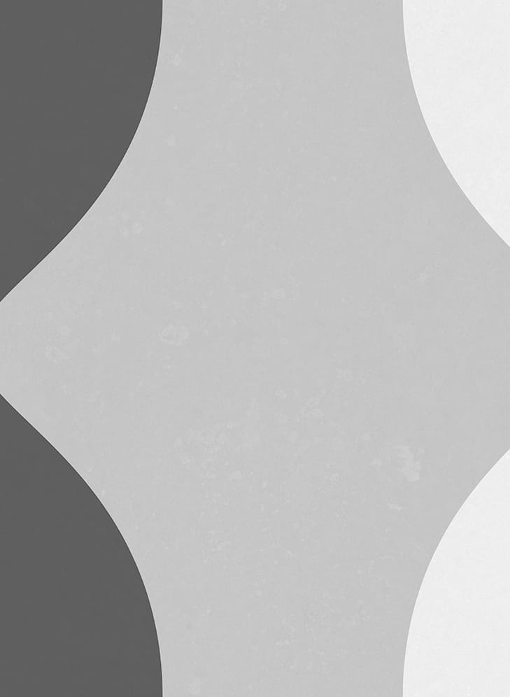 Wandbild Wobbly - Black/ White
