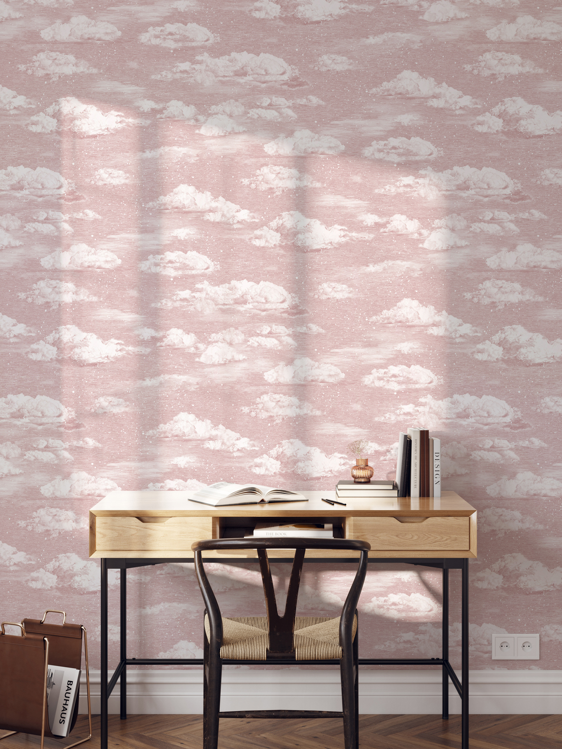 Tapete Clouds - Pink