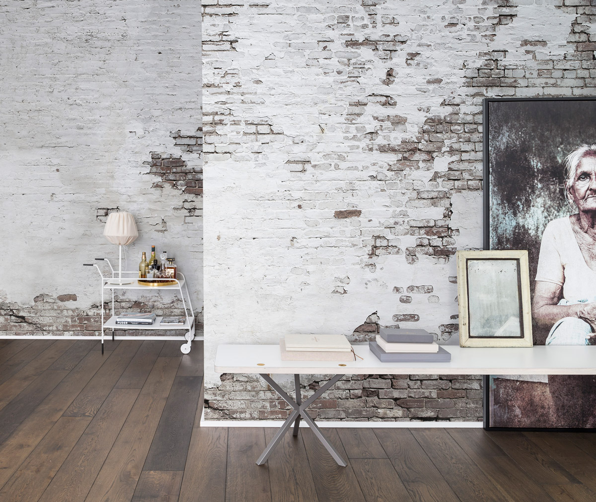 Wandbild Industrial Ivory