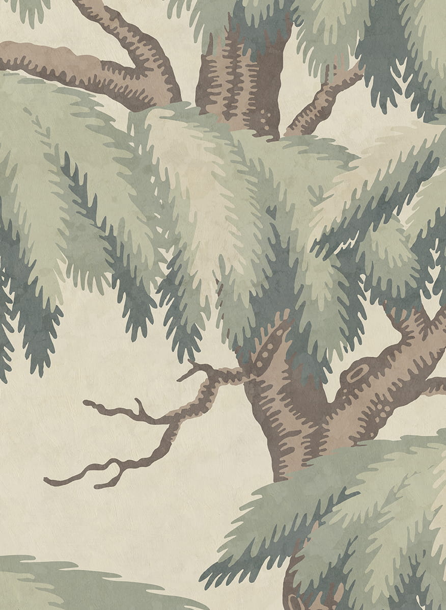 Wandbild Alba - green