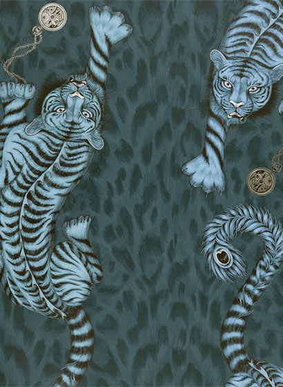 Tapete Tigris - Navy