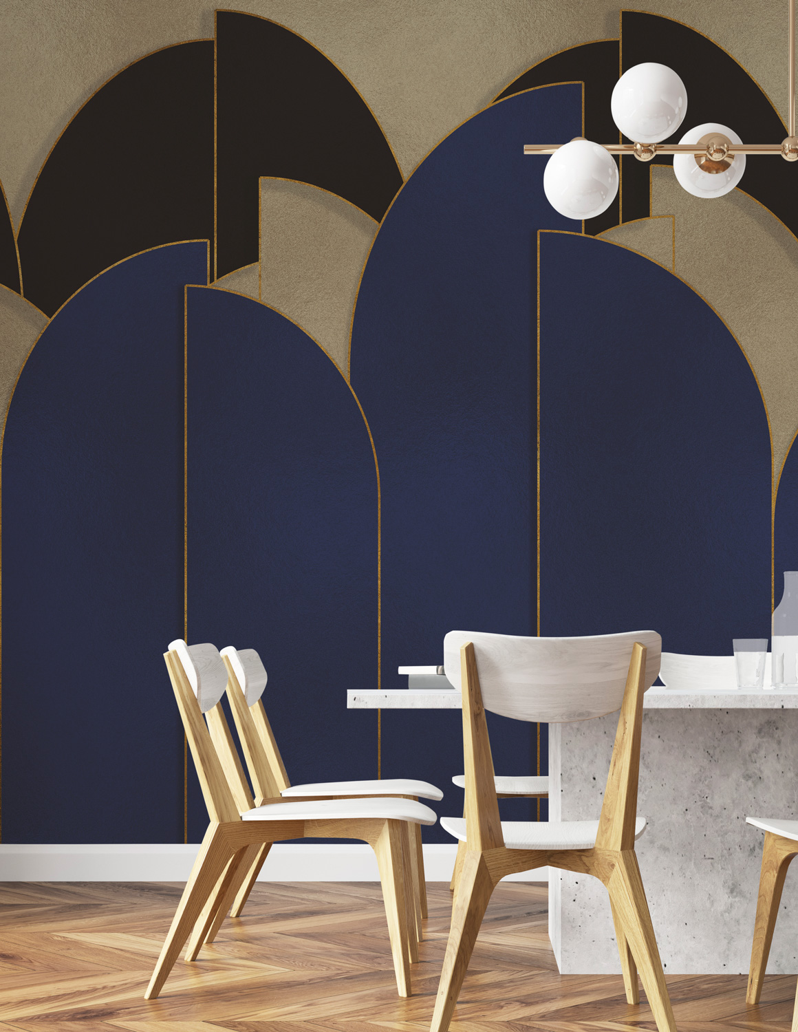 Wandbild Pavilion Metallics