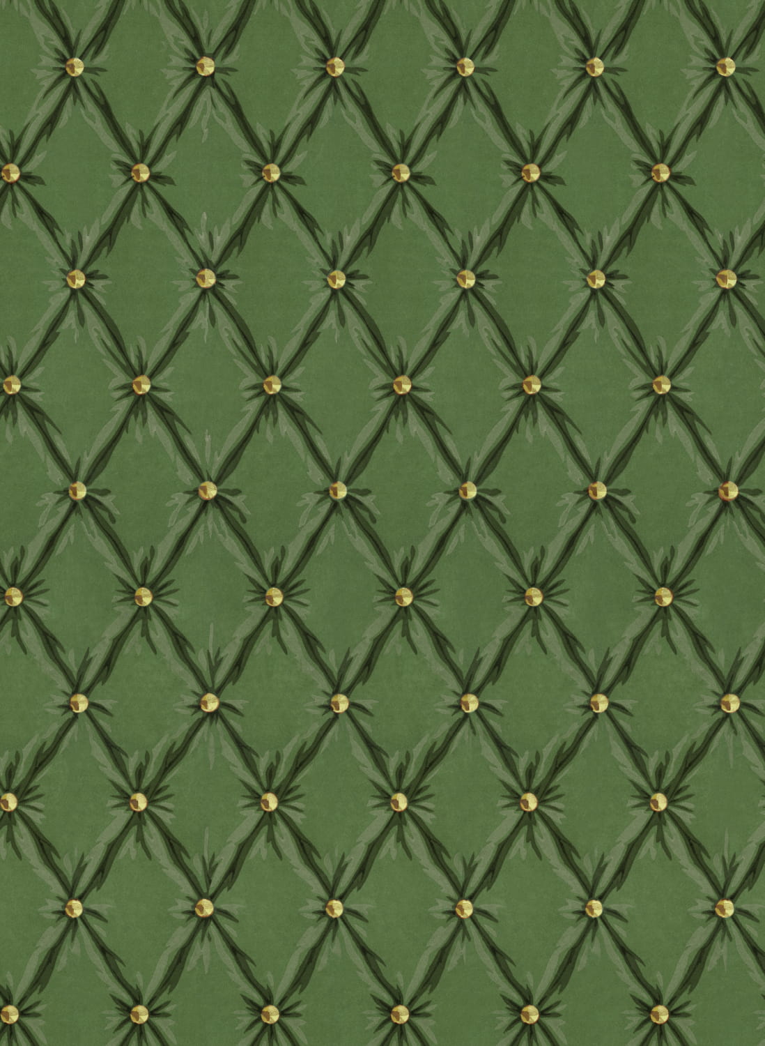 Tapete Tufted Panel - Green/ Gold