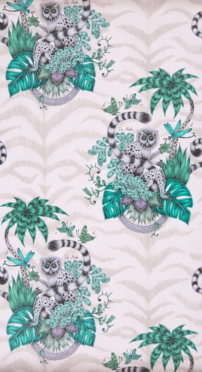 Tapete Lemur - Pink