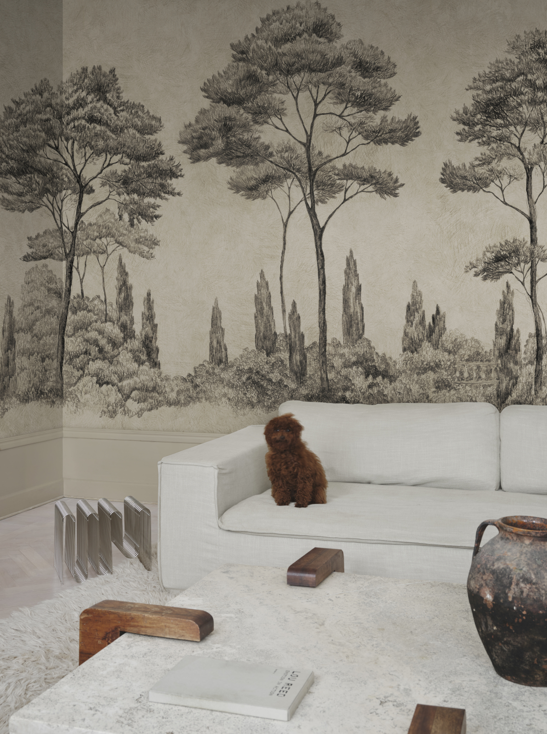 Wandbild Andrea - Graphite
